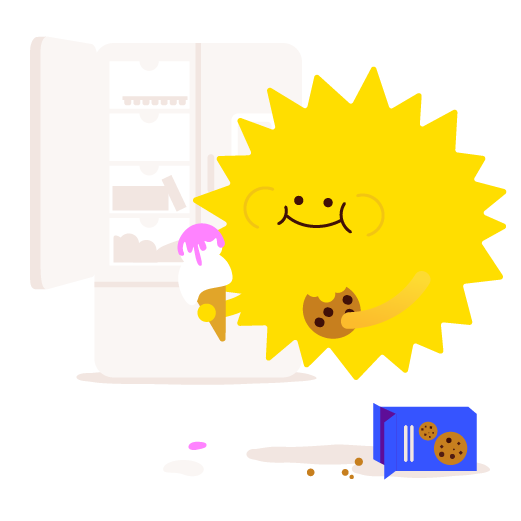 Three weeks before moving house.